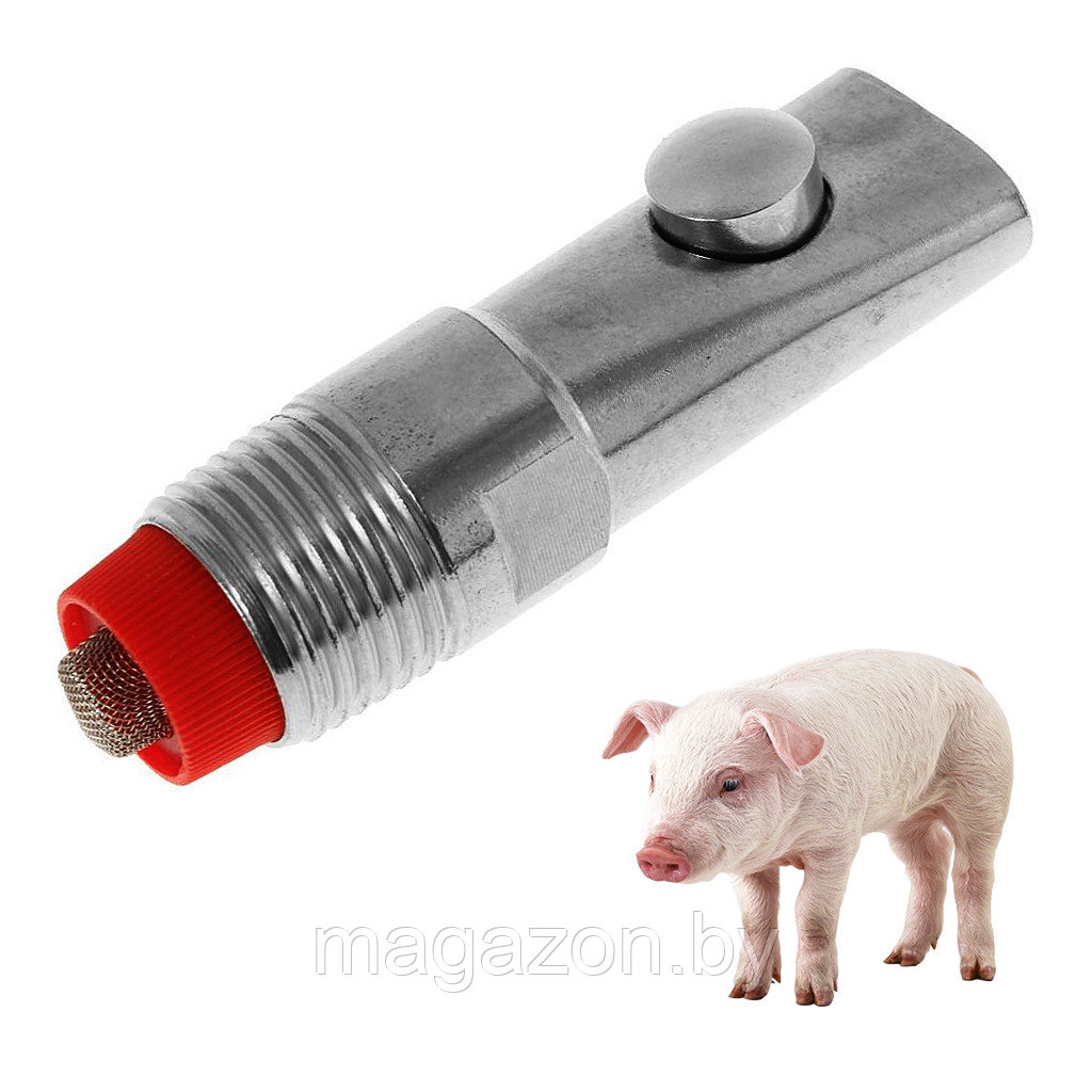 Кнопочная поилка НП-26 для свиноматок и хряков - фото 10 - id-p121981588