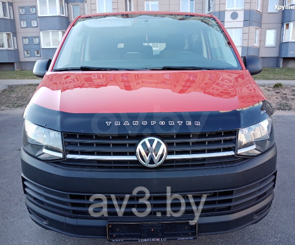 Дефлектор капота Volkswagen T6 (2016-) (вариант А) [Volkswagen49] VT52