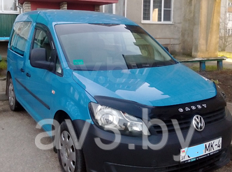 Дефлектор капота Volkswagen Caddy (2010-) [VW38] (VT52)