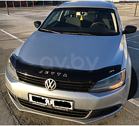 Дефлектор капота Volkswagen Jetta 6 (2011-) [VW36] (VT52)