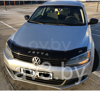 Дефлектор капота Volkswagen Jetta 6 (2011-) [VW36] (VT52)