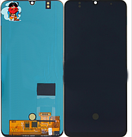 Экран для Samsung Galaxy A50s (SM-A507FN) с тачскрином, цвет: черный (OLED)