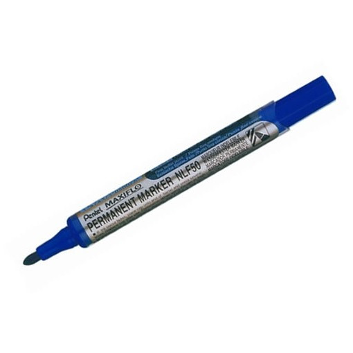 Маркер перманентный PENTEL "Maxiflo NLF50" синий (цена с НДС)