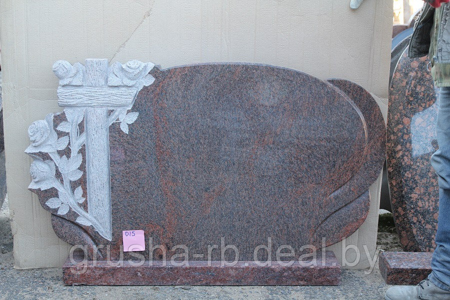 Ритуальный памятник с крестом - фото 1 - id-p122136252