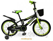 Велосипед двухколёсный - Delta Sport 18" (зелёный/черный, 2020)