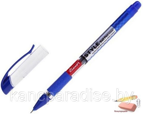 Ручка шариковая Luxor Style, 0,5 мм., синяя, корпус - синий