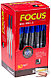 Ручка шариковая Luxor Focus Icy, 1 мм., синяя, фото 3