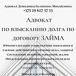 ДИСТАНЦИОННАЯ юридическая помощь гражданам и организациям  в Беларуси от адвоката Демидовец Е.М., фото 9