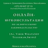 Юридические консультации опытного  А Д В О К  А Т А  Демидовец Е.М. Минск и вся Беларусь, фото 3