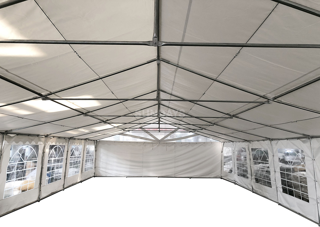 Тент-шатер ПВХ 7x12м с прозрачным фронтоном Sundays P712201W - фото 3 - id-p122159227