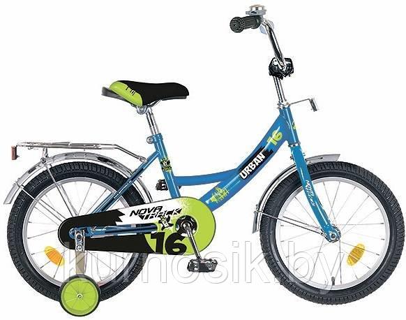 Детский велосипед Novatrack Urban 14" синий