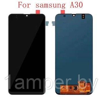 Дисплей для Samsung Galaxy A30/A305 В сборе с тачскрином Черный