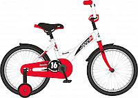 Детский велосипед Novatrack Strike 14" бело-красный
