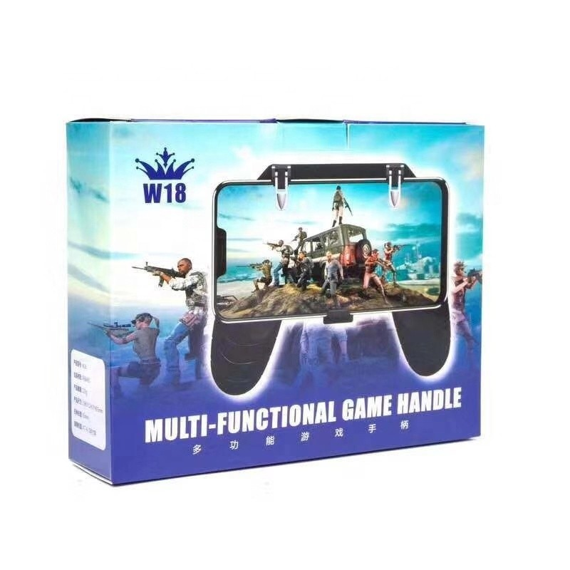 Мобильный геймпад с триггерами W18 для игры в PUBG и другие игры Battle Royale - фото 1 - id-p122160330