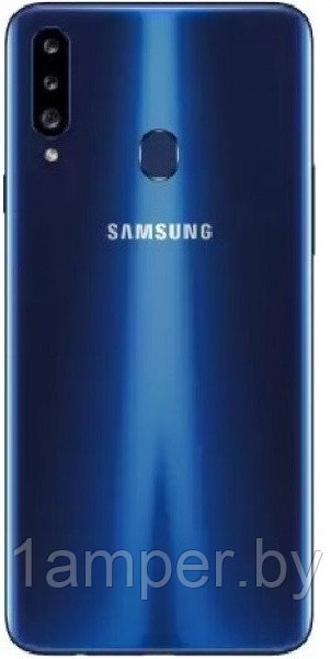 Задняя крышка Original для Samsung Galaxy A20S/A207 Черная, синяя - фото 1 - id-p122160343
