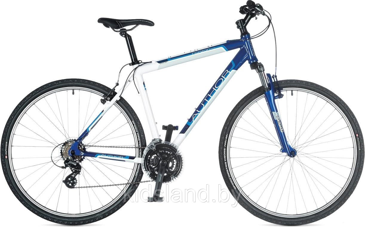 Велосипед Author Horizon V 28 (бело-синий)