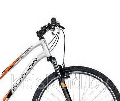 Велосипед Author Integra V 28 (бело-оранжевый) - фото 2 - id-p122162064