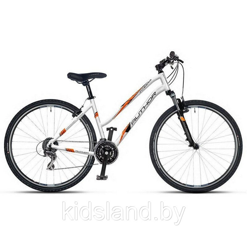 Велосипед Author Integra V 28 (бело-оранжевый) - фото 1 - id-p122162064