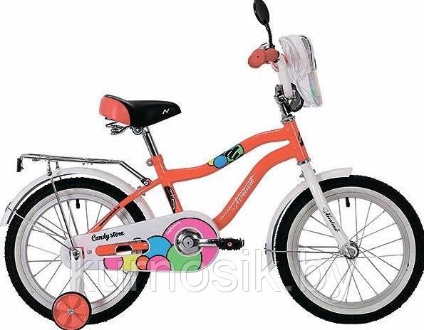 Детский велосипед Novatrack Candy 16" коралловый