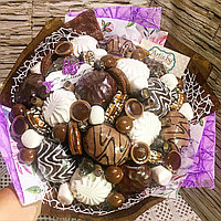 Женский зефирно-шоколадный букет  "Шоколадный рай"., фото 1