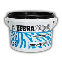 Краска акриловая водно-дисперсионная моющаяся, для окраски потолков, стен и обоев «interior EXTRA», 4,5 кг
