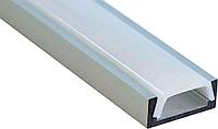 Профиль для светодиодной ленты CAB262 накладной, серебро , 2м, фото 1