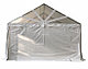 Тент-шатер ПВХ 4x8м с прозрачным фронтоном белый Sundays 48201W, фото 2