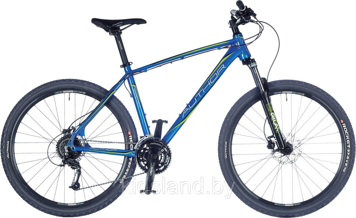 Велосипед Author Pegas Disc 27.5" (синий), фото 1