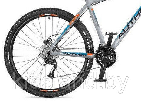 Велосипед Author Solution Disc 27.5" (серый/синий/оранжевый) - фото 4 - id-p122166235