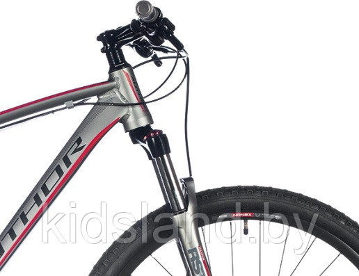 Велосипед Author Spirit Disc 29" (серебристый/красный) - фото 2 - id-p122167148