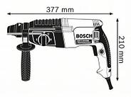 Перфоратор BOSCH GBH 2-26 DRE в чем. (800 Вт, 2.7 Дж, 3 реж., патрон SDS-plus, вес 2.7 кг) (0611253708), фото 2