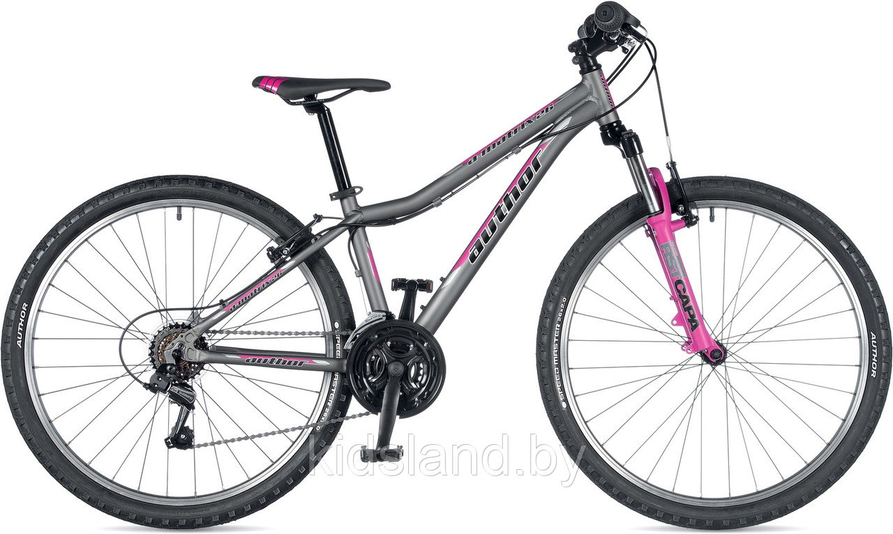 Велосипед Author A-Matrix V 26" (серо-розовый) - фото 1 - id-p122168025