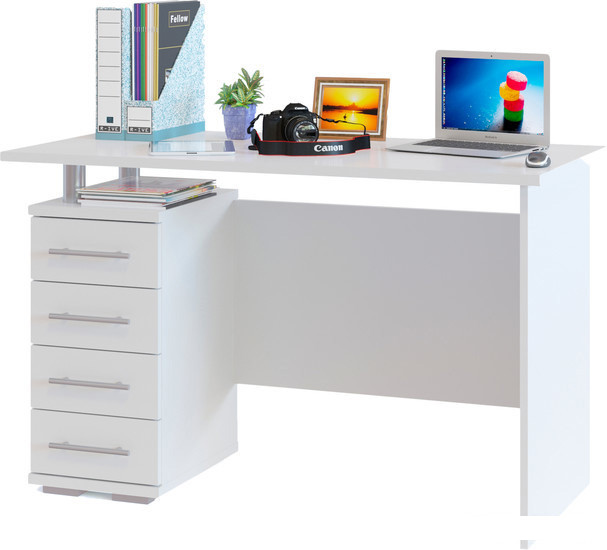 Компьютерный стол Сокол КСТ-106.1 (белый) - фото 1 - id-p122155356