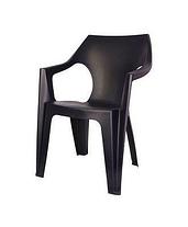 Пластиковый стул Dante Low Back, коричневый [236021], фото 2
