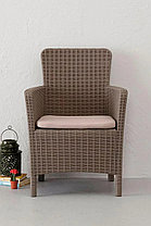 Кресло из искусственного ротанга TRENTON DC, капучино [226454], фото 2