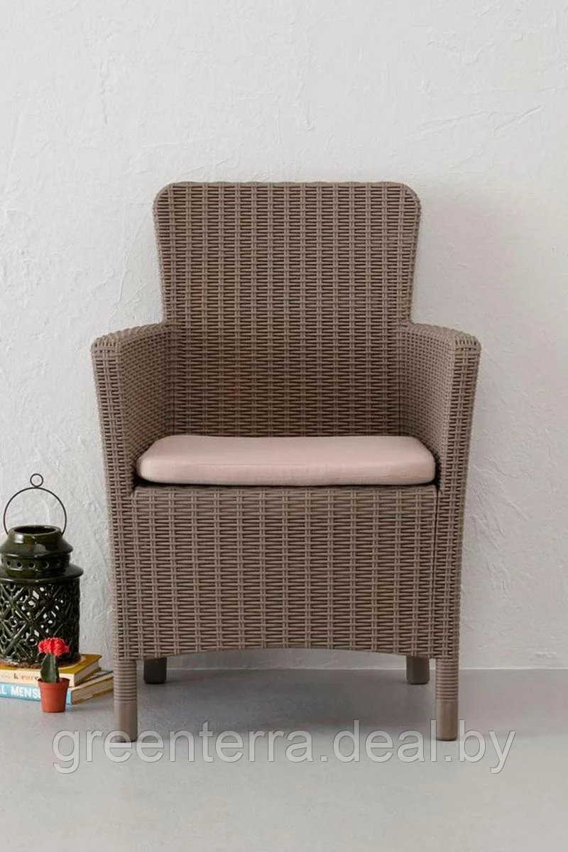 Кресло из искусственного ротанга TRENTON DC, капучино [226454] - фото 2 - id-p122195310