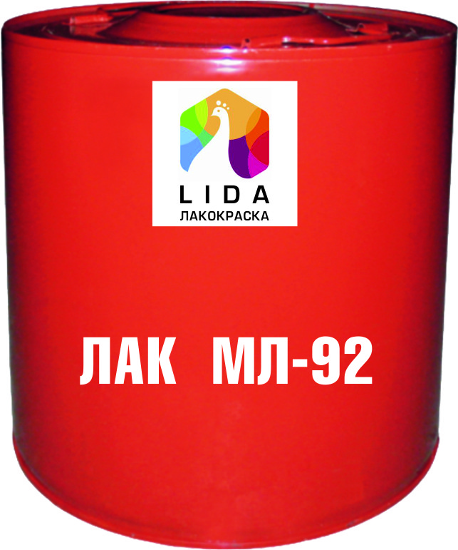 Лак МЛ-92 электроизоляционный 40 кг Лида - фото 1 - id-p122198386