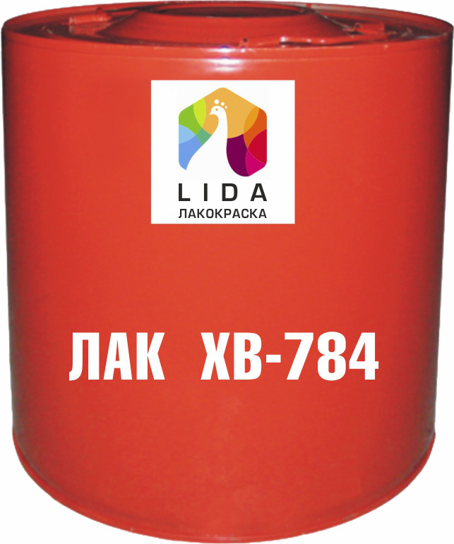 Лак ХВ-784  40 кг Лида