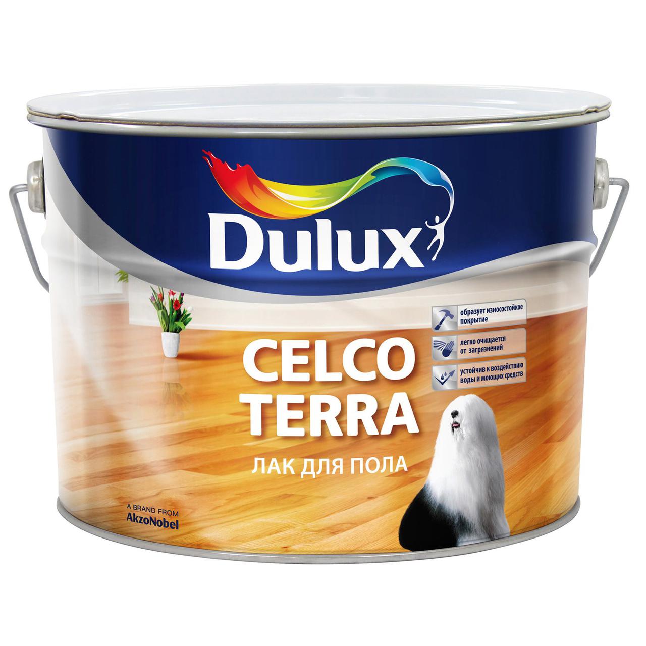 Лак DULUX CELCO Terra 90 паркетный глянцевый