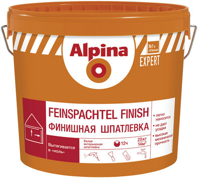 Alpina EXPERT Финишная шпатлевка - фото 1 - id-p122199217