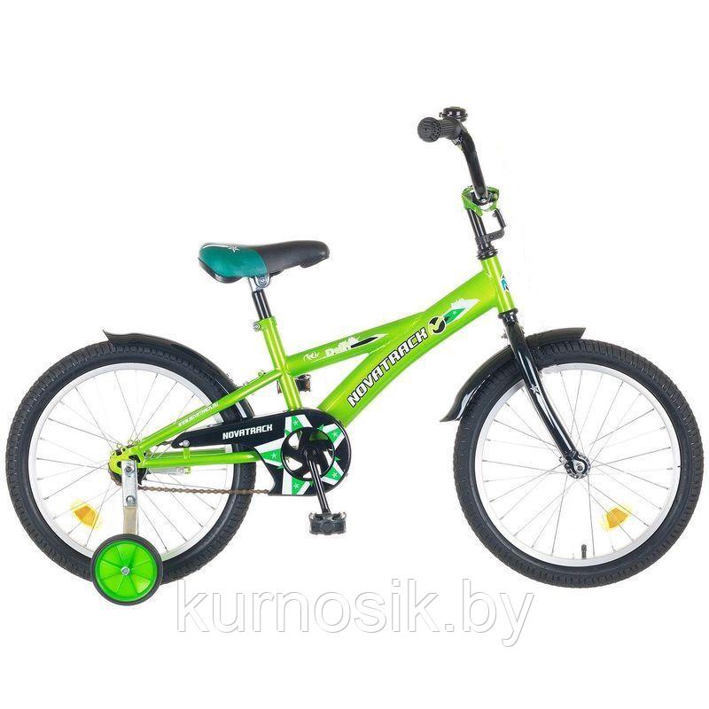 Детский велосипед Novatrack Delphi 16" зеленый