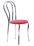 Хромированный стул Тюльпан Tulipan без кольца ( цвета в ассортименте)