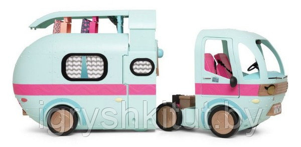 Игровой набор Автобус ЛОЛ (LOL) Кемпинг с куклами и сюрпризами, аналог, арт.BS003 - фото 4 - id-p122200825