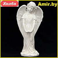 Скульптура ангел ритуальная на кладбище/памятник 014 18х16х48см мрамор