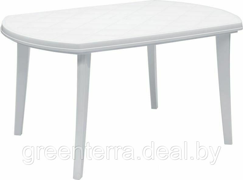 Пластиковый овальный стол Elise Jardin, белый [218054] - фото 2 - id-p77503407