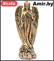 Скульптура ангел ритуальная на кладбище/памятник 015 18х16х59см бронза