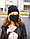 Повязка (маска) хлопок черного цвета многоразовая двухслойная оптом, фото 2