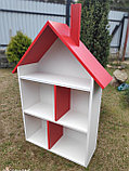 Кукольный домик/стеллаж для книг Bonny Dom red, фото 3