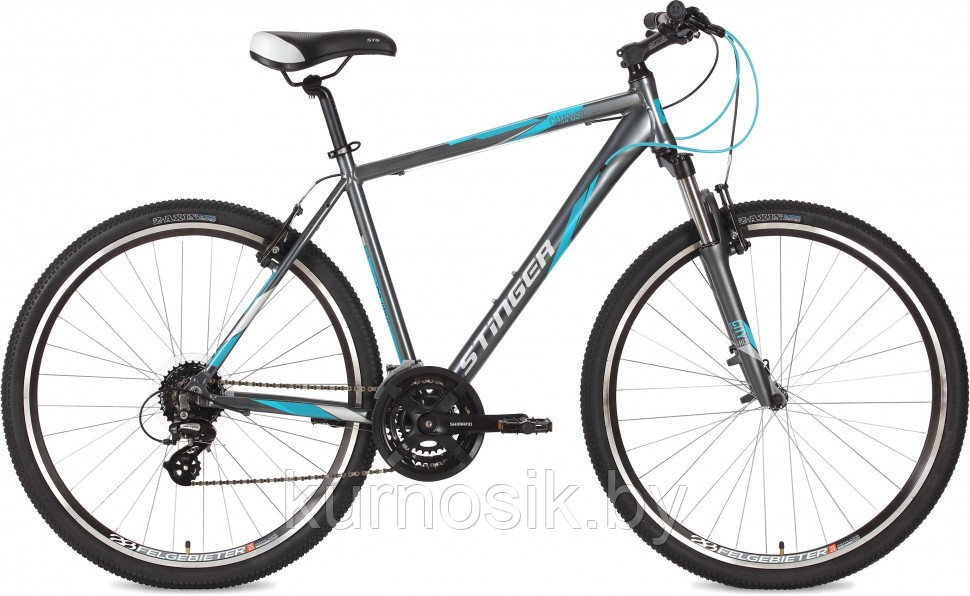 Горный велосипед STINGER campus STD 28 серый - фото 1 - id-p122258374