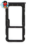 Sim-слот (сим-лоток) для Huawei Nova 3e, цвет: черный